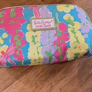 Lilly Pulitzer for Estee Lauder Floral Cosmetic Bag